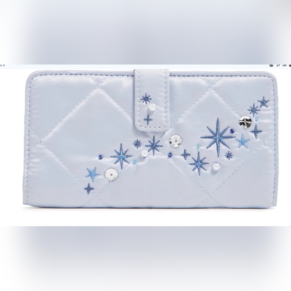 Disney RFID Finley Wallet Cinderella Paisley on Morning glory
